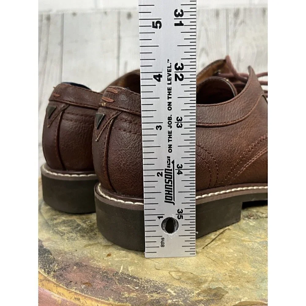 Guess Brown Faux Leather Dress Shoes Men's 8 Wedding‎ Groomsman Formal Business